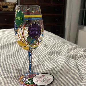 NWT Lolita “Aged to Perfection” Glass